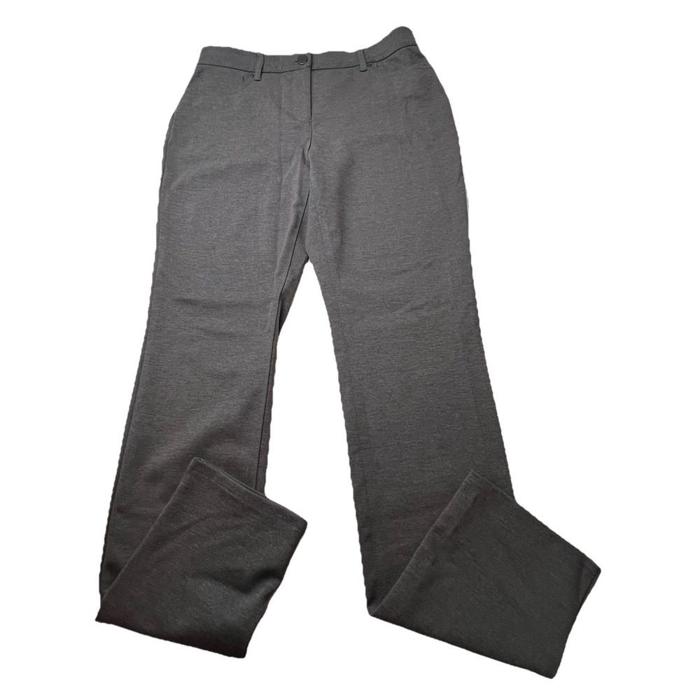 Chico's Size 0 Regular  (US 4)  Pants Women's So‎ Slimming Dark Gray